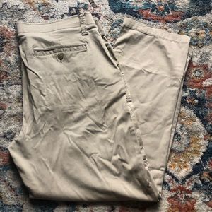 Faded Glory light khaki colored dress pants 34/30